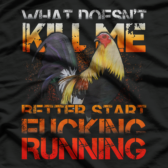 Hilarious Rooster Graphic – Funny Barnyard Humor T-Shirt