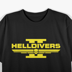 Helldivers Sci-fi Video Game T-Shirt