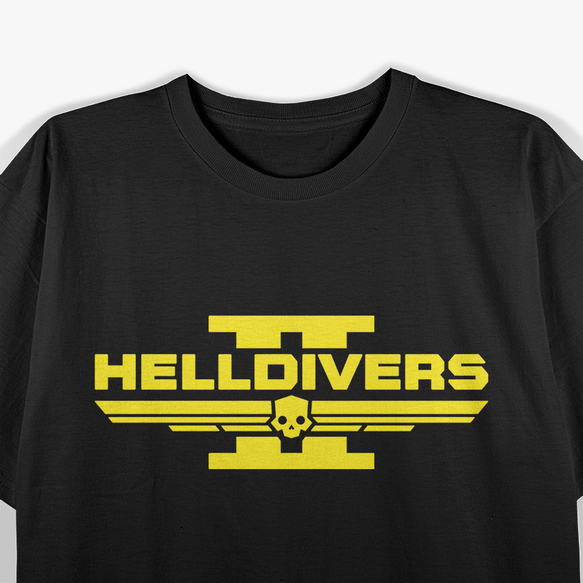 Helldivers Sci-fi Video Game T-Shirt