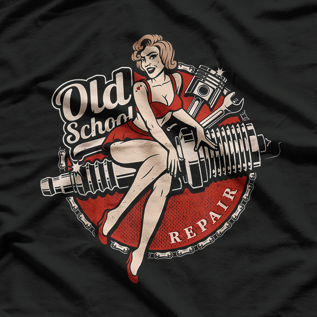 Retro Rockabilly Classic Car Old School Style T-Shirt
