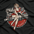 Retro Rockabilly Classic Car Old School Style T-Shirt