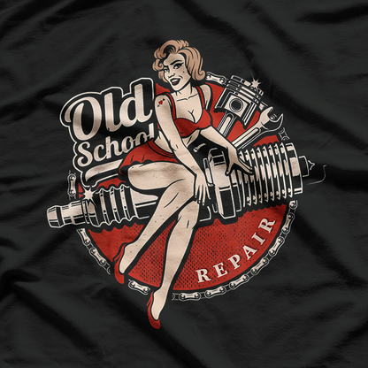 Retro Rockabilly Classic Car Old School Style T-Shirt