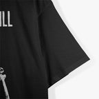 Mentally Ill But Totally Chill – Funny Skeleton Halloween T-Shirt