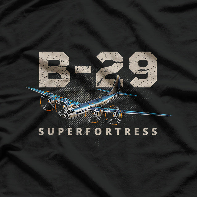 Military Warbird Airplane B29 Superfortress T-Shirt
