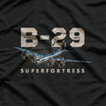 Military Warbird Airplane B29 Superfortress T-Shirt
