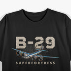 Military Warbird Airplane B29 Superfortress T-Shirt