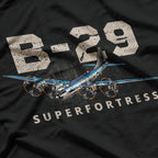 Military Warbird Airplane B29 Superfortress T-Shirt