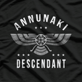 Annunaki Descendant Sumerian Alien Gods Ancient Astronaut Graphic T-Shirt
