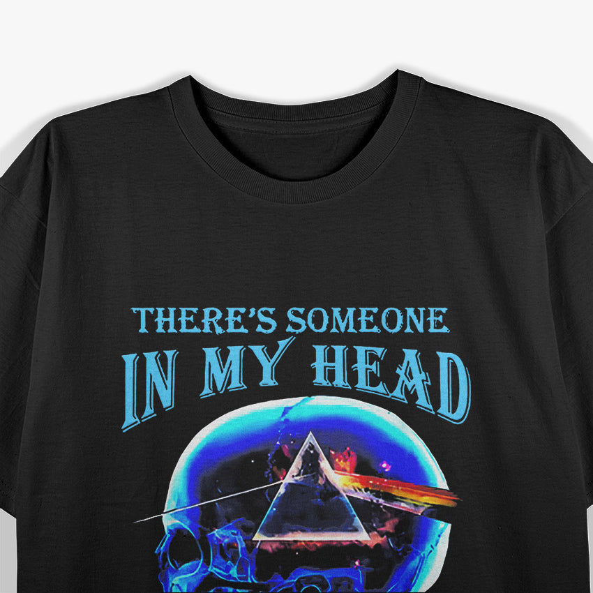 Someone in My Head Funny Skull Meme T-Shirt