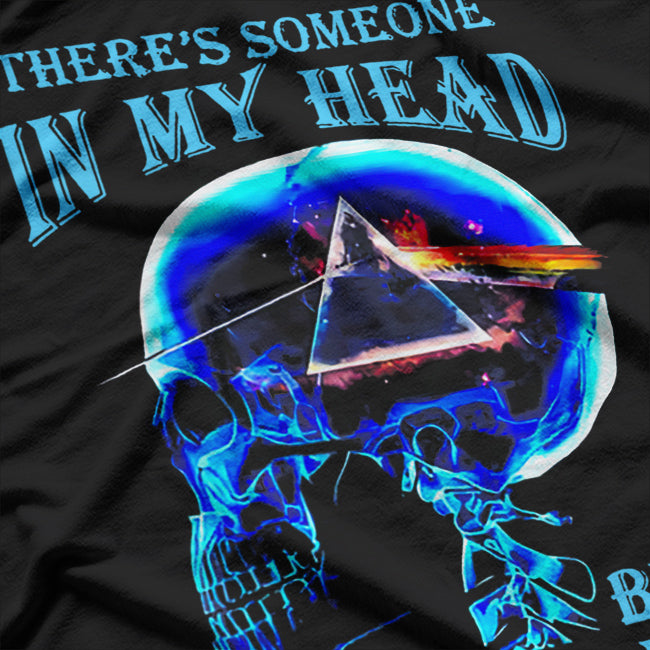 Someone in My Head Funny Skull Meme T-Shirt