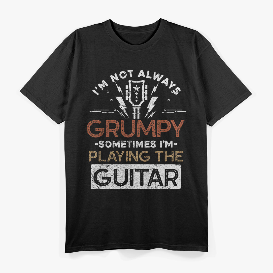 Classic Guitar Player Retro Rock Musician T-Shirt