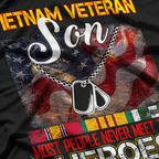 Proud Child of a Vietnam War Veteran Family Honor T-Shirt