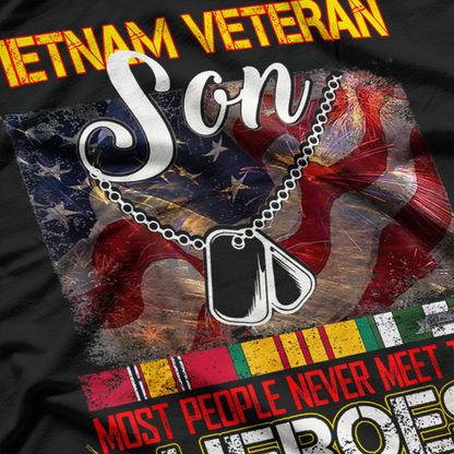 Proud Child of a Vietnam War Veteran Family Honor T-Shirt