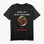 Rising Phoenix – Mythical Fire Bird Rebirth Strength Love T-Shirt