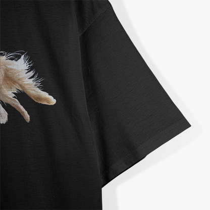 White & Tan Borzoi – Running Dog Lovers Premium T-Shirt
