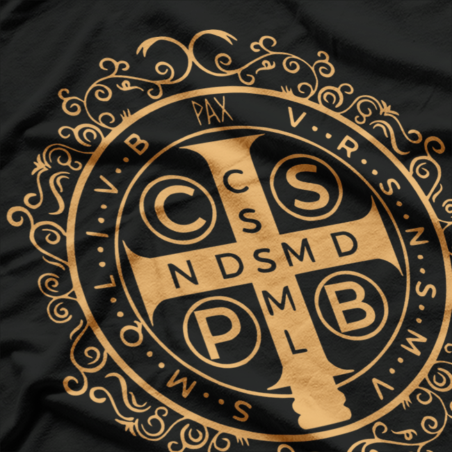 Saint Benedict Medal Catholic T-Shirt