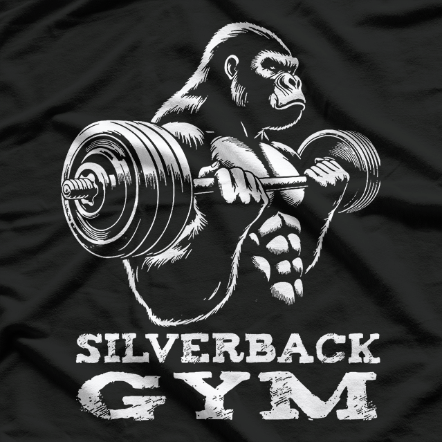 Silverback Gym Beast – Gorilla Weightlifting Fitness Love T-Shirt