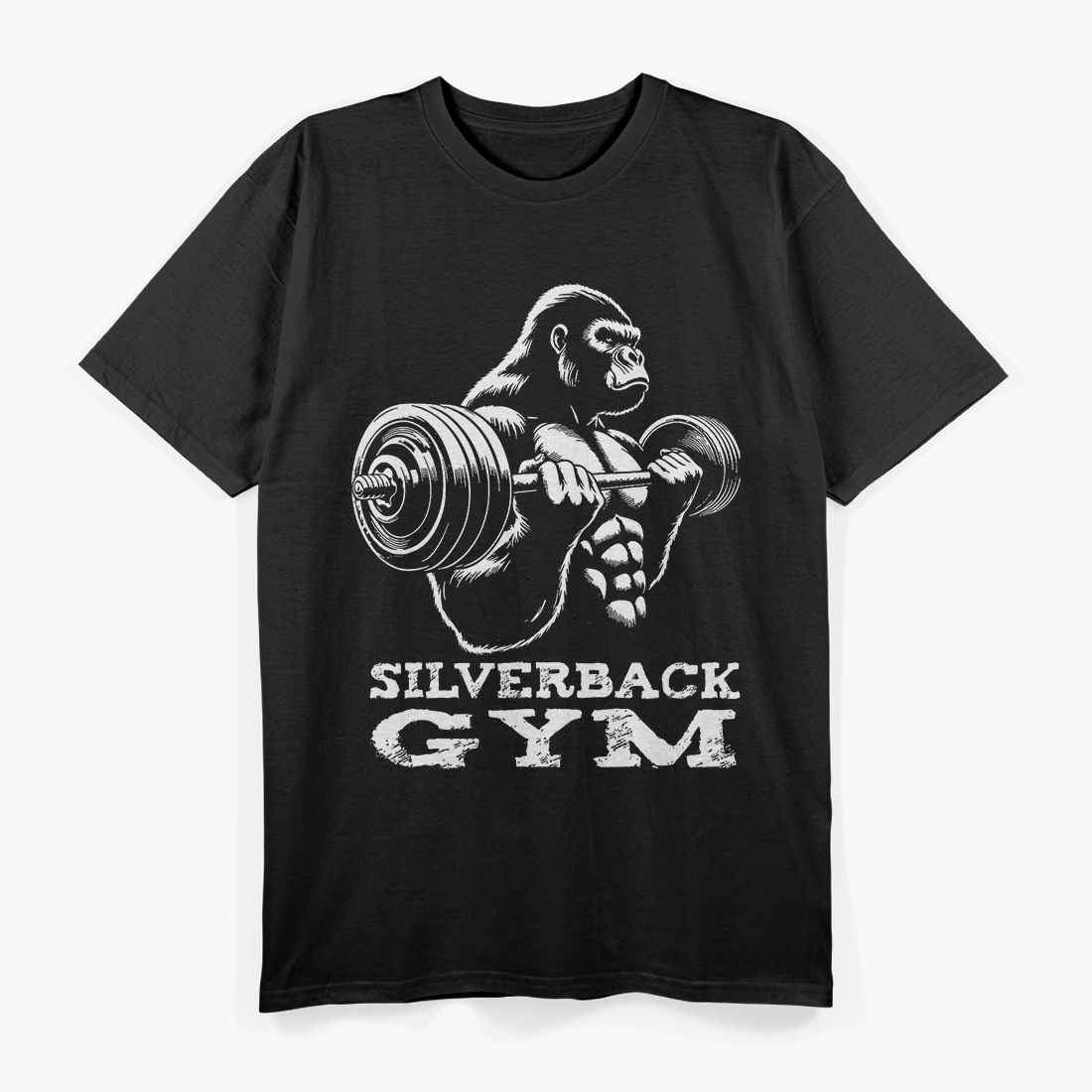 Silverback Gym Beast – Gorilla Weightlifting Fitness Love T-Shirt