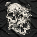 Skull Mushrooms – Mycologist Goth Mushroom Lover T-Shirt
