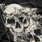 Skull Mushrooms – Mycologist Goth Mushroom Lover T-Shirt