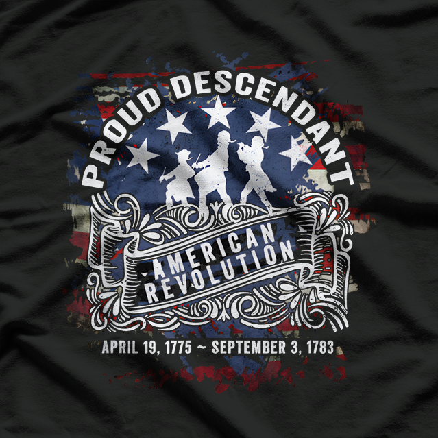 Proud Veteran Descendant – American Revolution Heritage T-Shirt