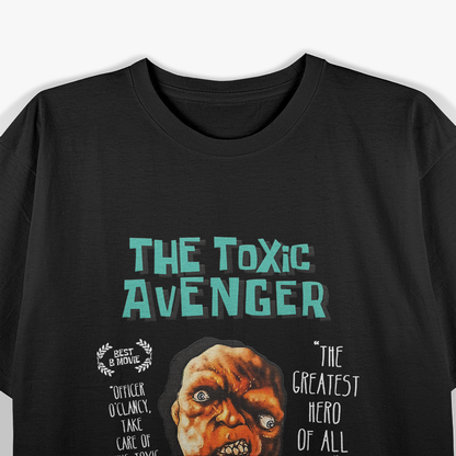 Toxic Mutant Hero  Funny Retro Comic Inspired Graphic T-Shirt