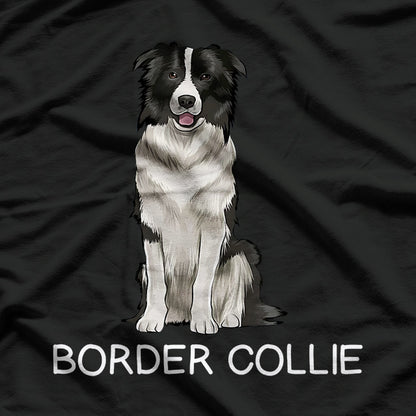 Border Collie Crazy Dog Lover Cute Herding Pet T-Shirt