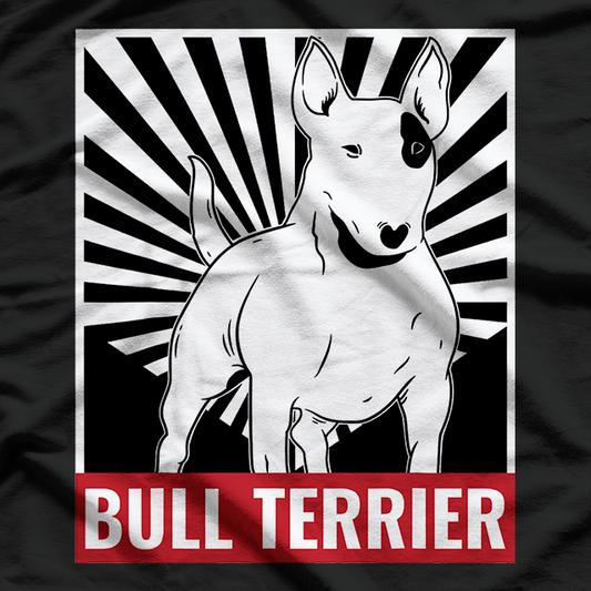 Bull Terrier Retro Sunset – Silhouette Vintage Style Dog Lover T-Shirt
