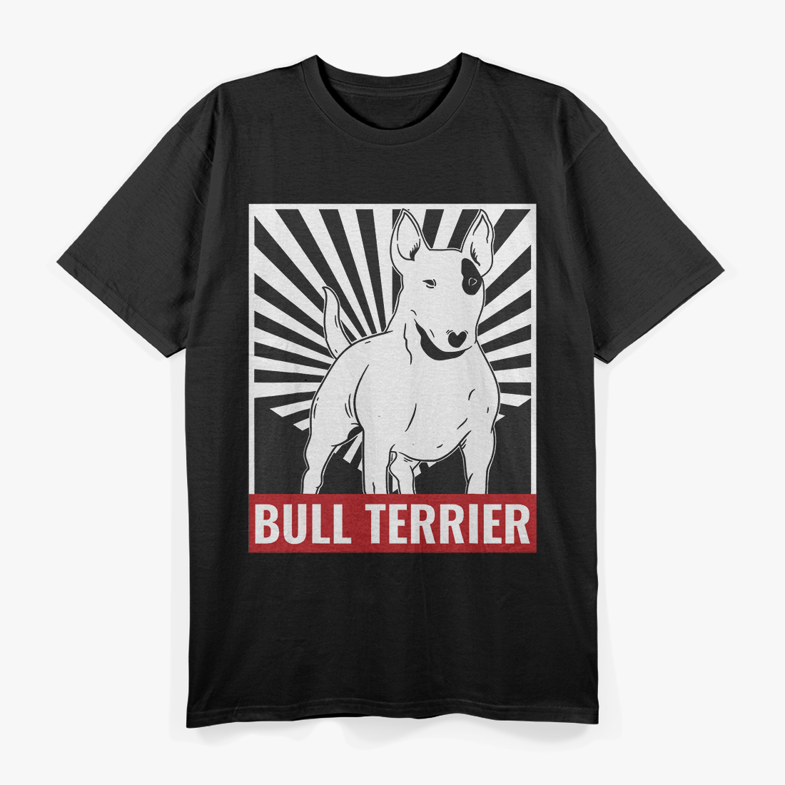 Bull Terrier Retro Sunset – Silhouette Vintage Style Dog Lover T-Shirt