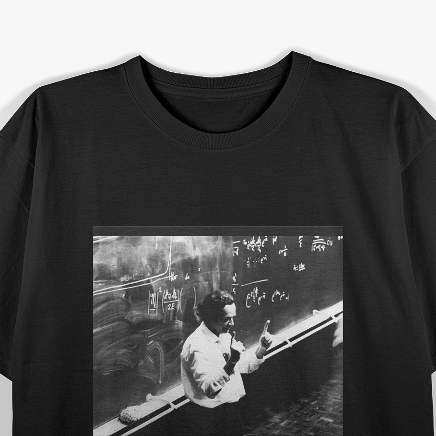 Feynman at CERN Physics Science Enthusiast Graphic T-Shirt