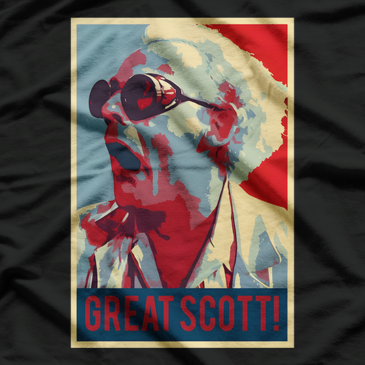 Great Scott Parody Retro Time Travel Humor Graphic  T-Shirt