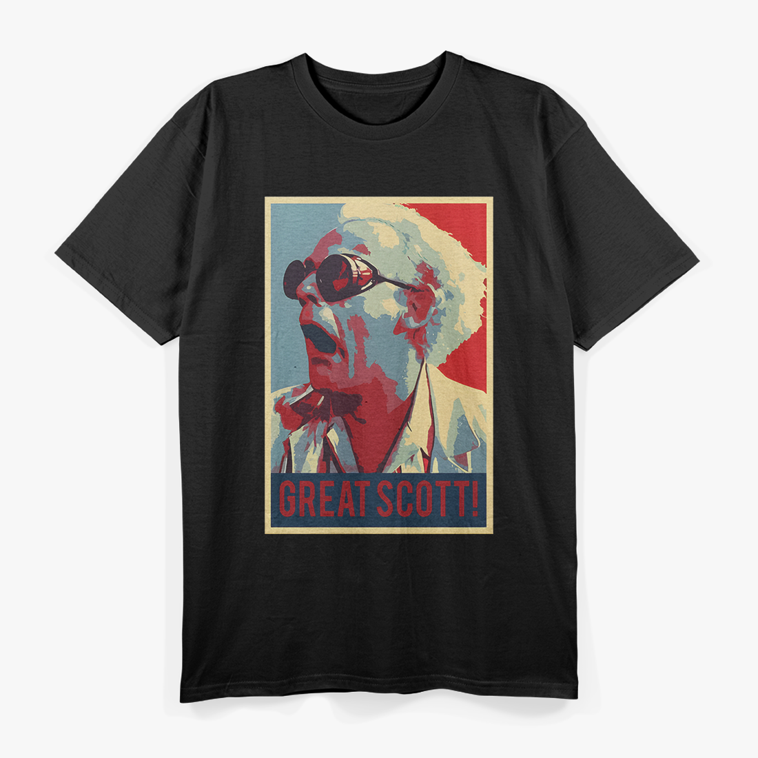 Great Scott Parody Retro Time Travel Humor Graphic  T-Shirt