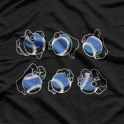 Hand-Drawn Baseball - Artistic Design for Sports Fans T-Shirt