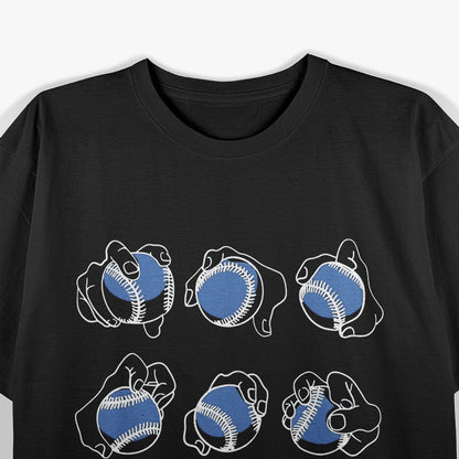 Hand-Drawn Baseball - Artistic Design for Sports Fans T-Shirt