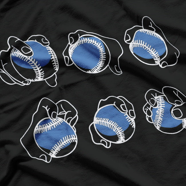 Hand-Drawn Baseball - Artistic Design for Sports Fans T-Shirt