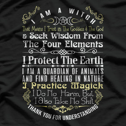 Halloween Witch – I Am A Witch Funny Statement T-Shirt