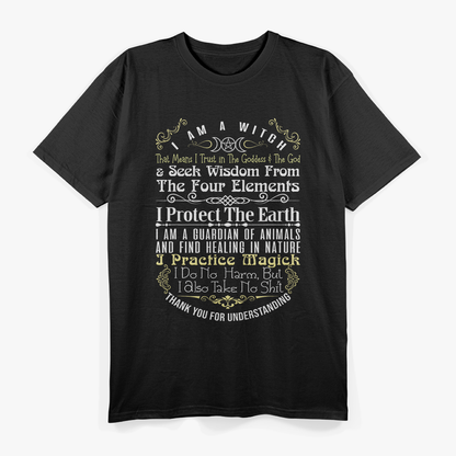 Halloween Witch – I Am A Witch Funny Statement T-Shirt