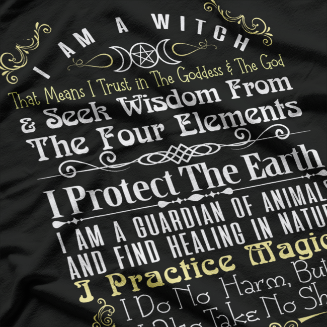 Halloween Witch – I Am A Witch Funny Statement T-Shirt