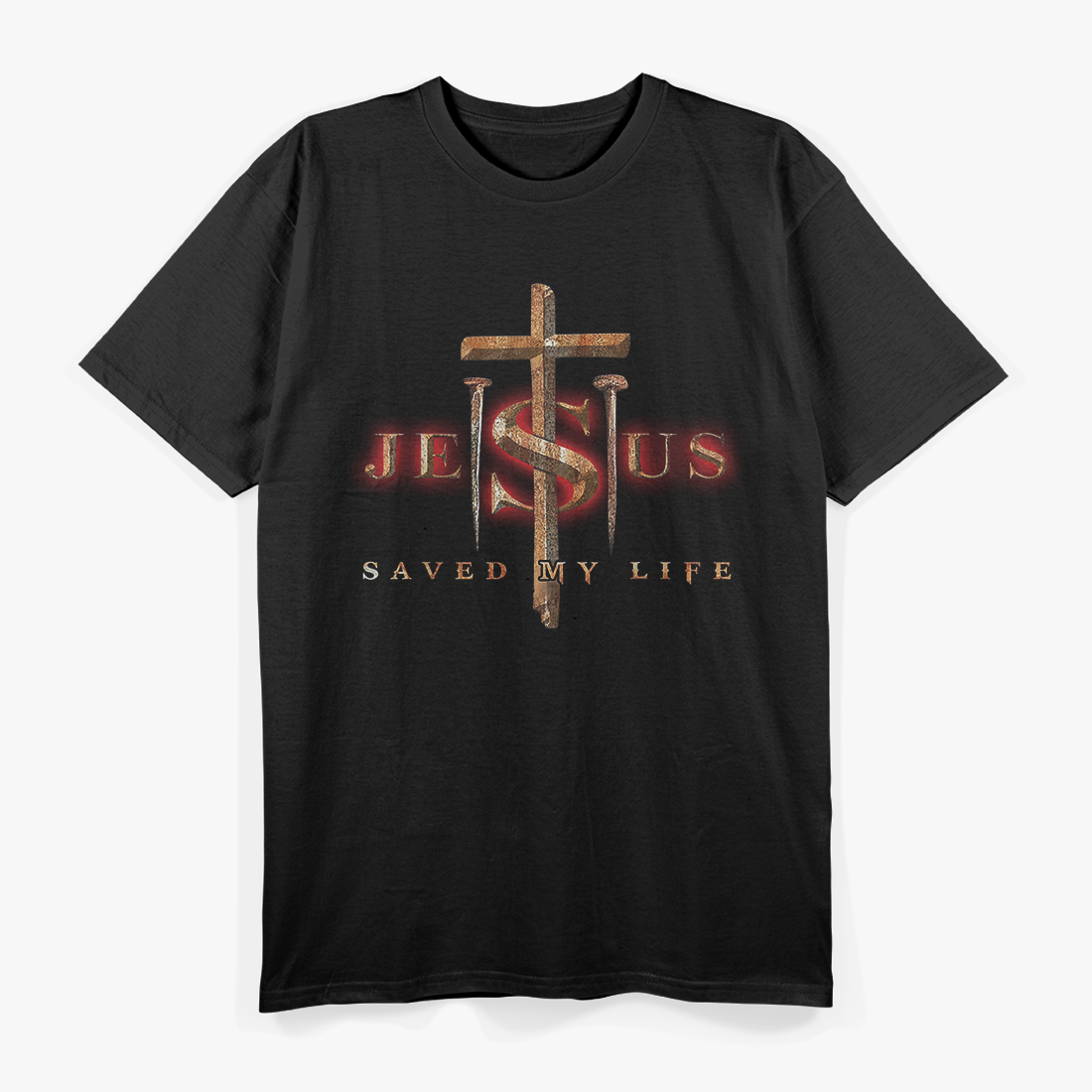 Jesus Cross Graphic – Faith, Hope & Salvation Inspired Art T-Shirt