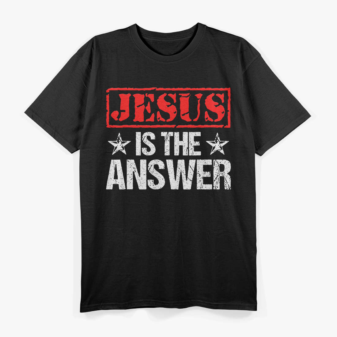 Jesus Is The Answer Christian Faith T-Shirt