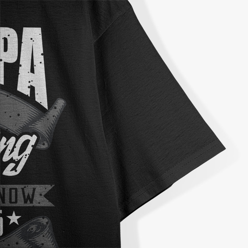 Grandpa Knows Everything Funny Father's Day Gift Cool Grandpa T-Shirt
