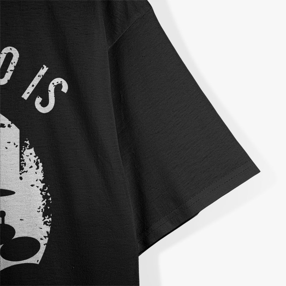 The Tempo Is Whatever I Say It Is Funny Drummer Music T-Shirt