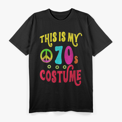 Retro 70s Party Costume Groovy Peace Graphic T-Shirt