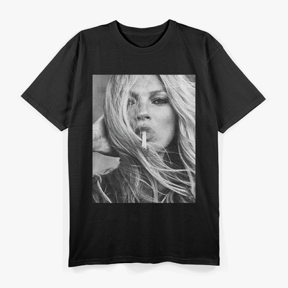 Vintage Model – Retro Fashion Icon Smoking T-Shirt