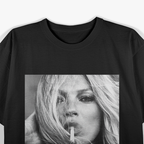 Vintage Model – Retro Fashion Icon Smoking T-Shirt