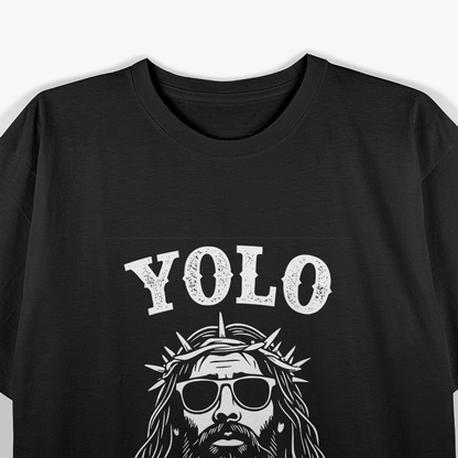 YOLO JK BRB Funny Jesus Christian Easter Humor T-Shirt