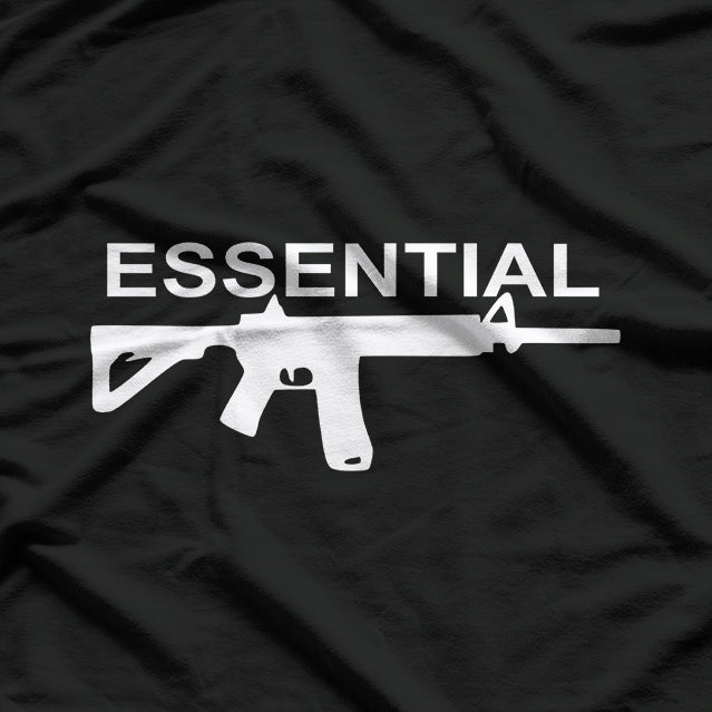 2A 2nd Amendment Essential AR15 Pro Gun Rights USA T-Shirt