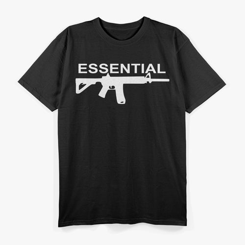2A 2nd Amendment Essential AR15 Pro Gun Rights USA T-Shirt