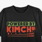 Powered by Kimchi Funny Korean Food Lover Graphic T-Shirt