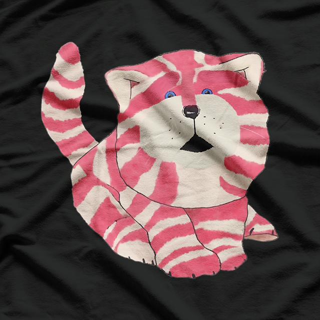 Bagpuss Cat – Cute Retro Kitty Graphic Gif T-Shirt
